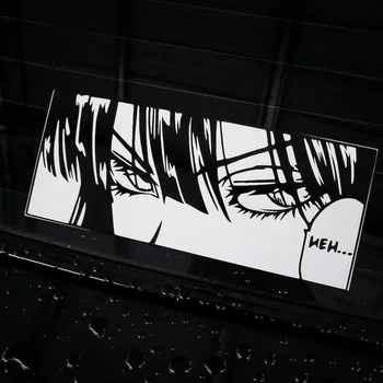 Pre Anime Oči Vinyl Odtlačkový | Manga Panel Box Slap Nálepky JDM Itasha Japonskom Štýle Black a White Komické